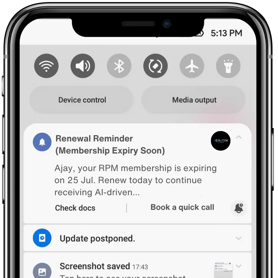Remote Patient engagement AI reminder image