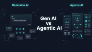Gen AI vs Agentic AI