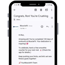 Muscle Congratulations