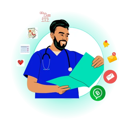 Remote Patient engagement AI Image